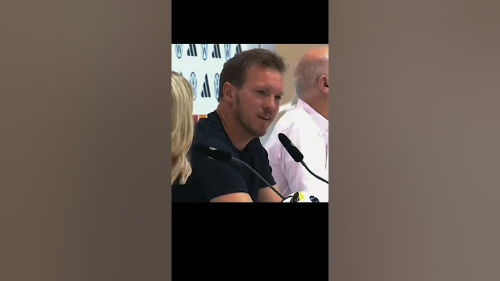 Nagelsmann weint bei der Pressekonferenz😥