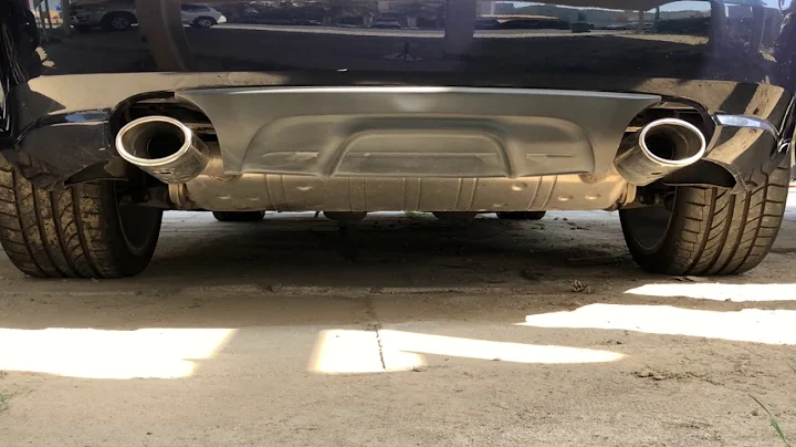 Jaguar XK 5.0 cold start stock exhaust