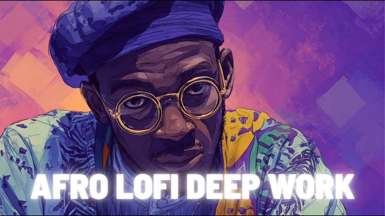 AFRO LOFI DEEP WORK | intense afrobeats to work/concentrate to [5 hour mix]