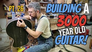 How To Build An Acoustic Guitar Episode 26 (Making The End Graft)
