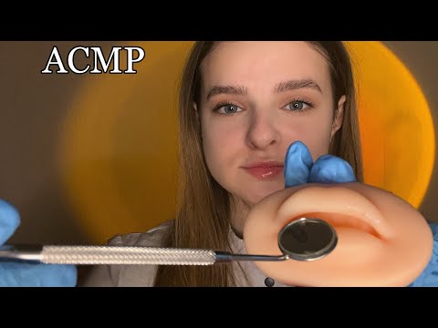 АСМР стоматолог👩‍⚕️ перевірю твої зубки Асмр українською🇺🇦