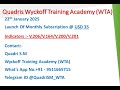 Quadri's WTA Wyckoff Trading System V.206 |Monthly Subscription@ USD 35|Subscription Open From Today