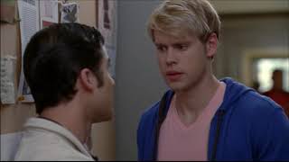 Glee - Blaine Tells Sam He Doesn't Think He Wants To Be In Grease 4x05