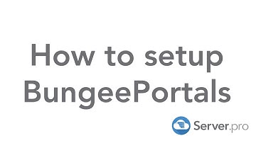 How to Setup BungeePortals - Minecraft Java