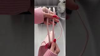 Soft pastel pink caviar leather Chanel shoulder bag with slim long straps, gentle feminine daily min