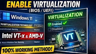Celebrity How to Enable Virtualization in Windows 11 (BIOS/UEFI) | Intel VT-x & AMD-V Net Worth