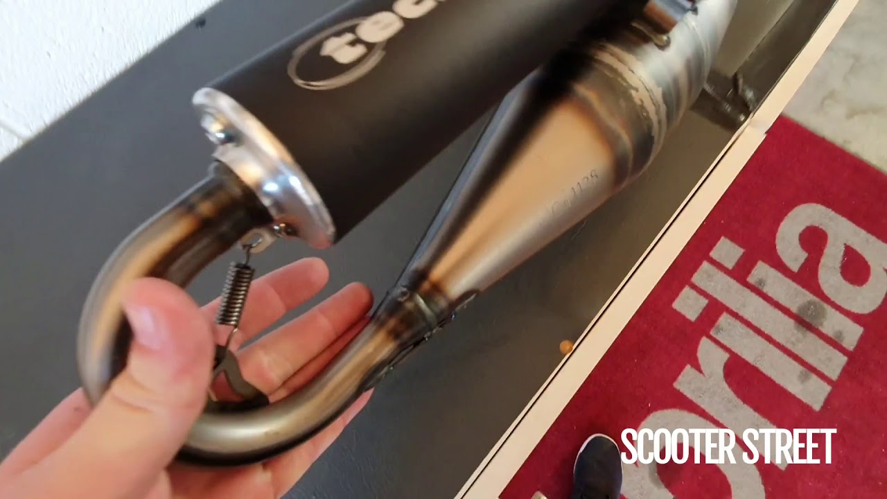 Tecnigas TRIOPS Unboxing To Fit Aprilia Piaggio 50cc 2T YouTube