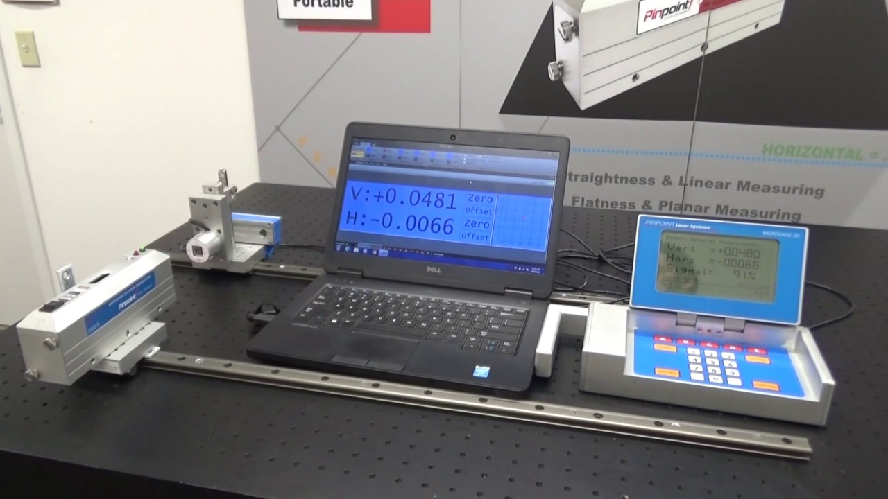 Pinpoint Laser Systems Data Capture Example With Moving Stages - YouTube