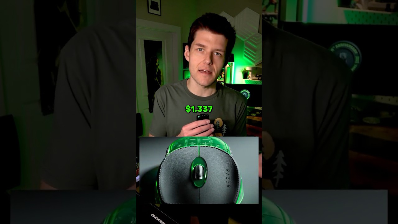 Мышь Razer стоимостью 1337 долларов РАСПРОДАНА...