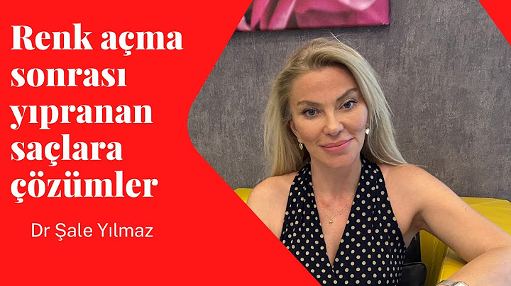 YIPRANMIŞ BOYALI SAÇLARA ÇÖZÜMLER (SAÇLAR NASIL ESKİ HALİNE DÖNER?) Dr ŞALE YILMAZ