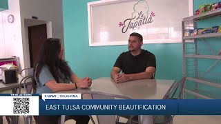 BEAUTIFYING EAST TULSA: Organization helping business owners with renovations