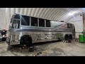 Overweight front axle on a high end Prevost rv bus conversion.  Fixing issues like slack adjusters