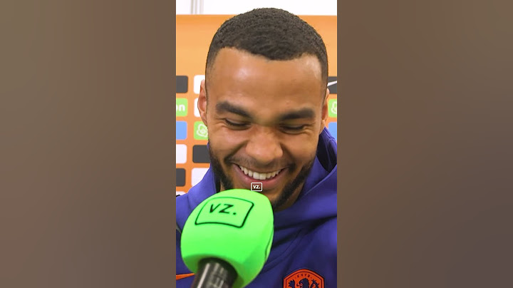 Cody Gakpo is blij met het compliment van verslaggever Jelle Kusters 🧡 #gakpo #oranje #nedspa