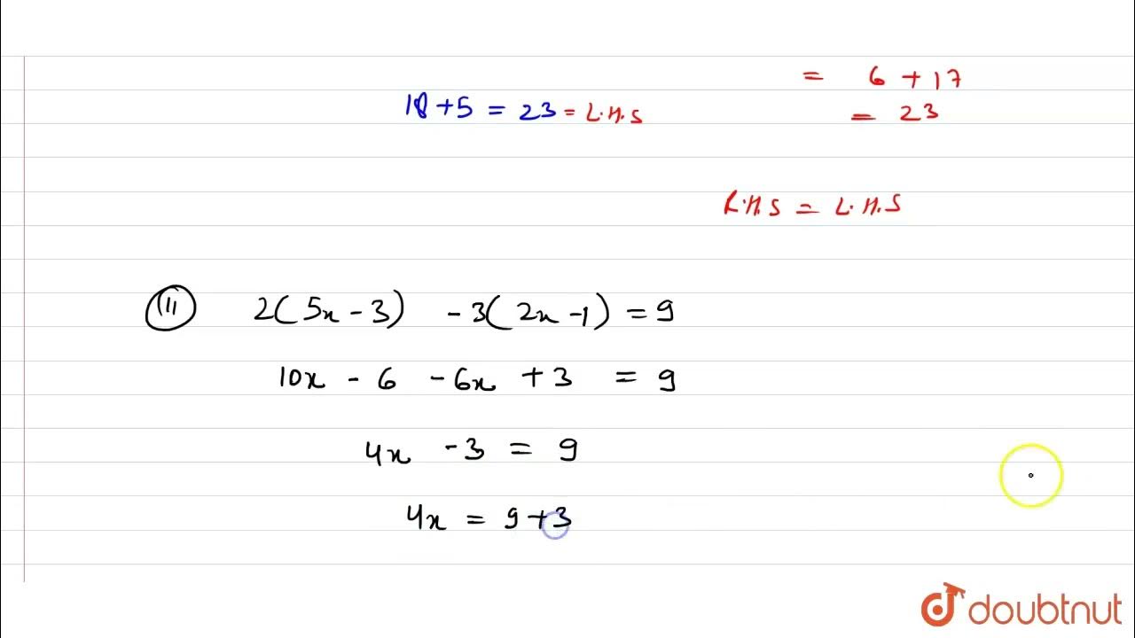 solve-each-of-the-following-equation-also-verify-the-result-in-each