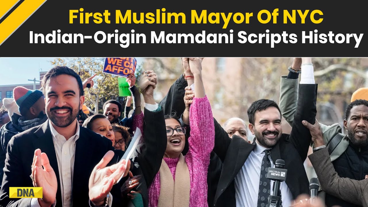 NYC Mayor Election: Indian-Origin Zohran Mamdani Becomes First Muslim Mayor Of NYC | US News