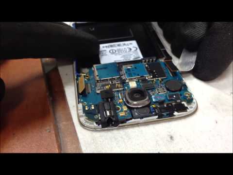 פירוק גלקסי 4 - samsung galaxy s4 GT-I9500 disassembly