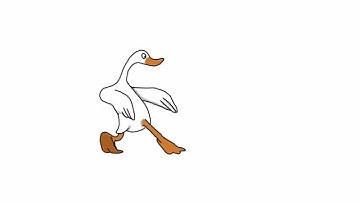 Duck animation test (with Samsung Galaxy Note 10.1 & Autodesk Sketchbook)