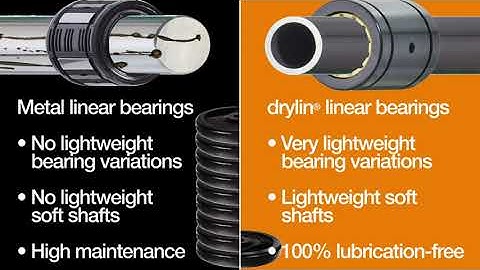 Metal linear bearings Vs drylin® linear bearings