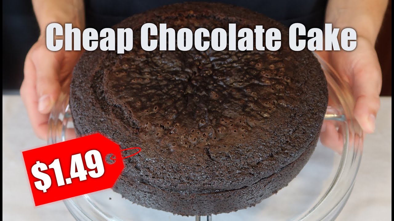 Less Cheap Cake Cheap Chocolate Cake - YouTube