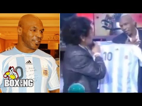 Mike Tyson: How Iron Mike annoyed entire nation of Brazil with Diego Maradona court date shirt ...