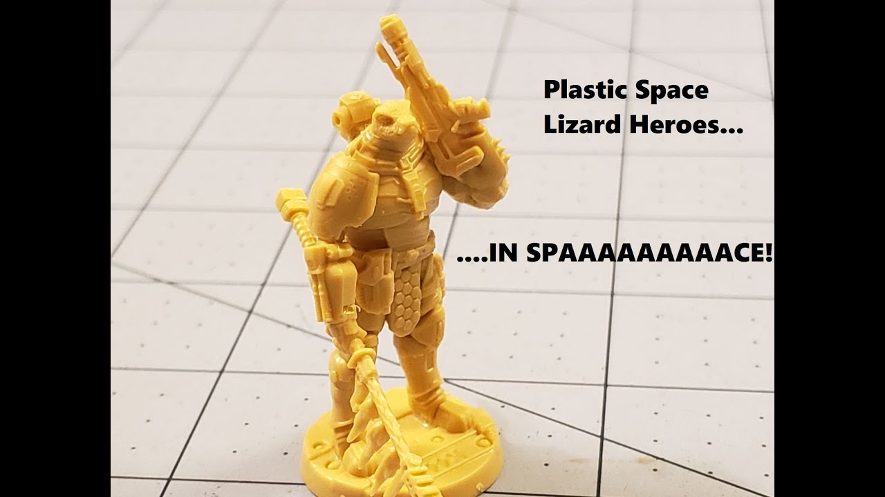 Archon Games: Starfinder's Obozaya Vesk Soldier unboxed!