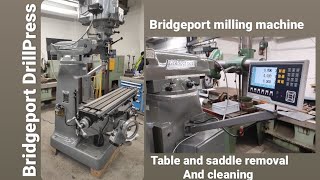 Bridgeport milling machine table and saddle removal as a timelapse by Ome.Machining 493 views 2 months ago 26 minutes