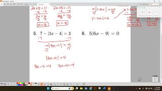 1 1 Day 2 Absolute Value Equations