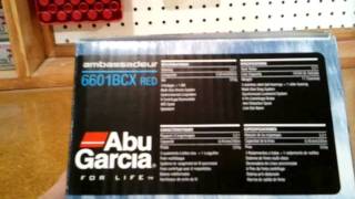 abu garcia 6601bcx reel Abu Garcia Ambassadeur 6601 BCX Baitcast Reel .. Unboxing