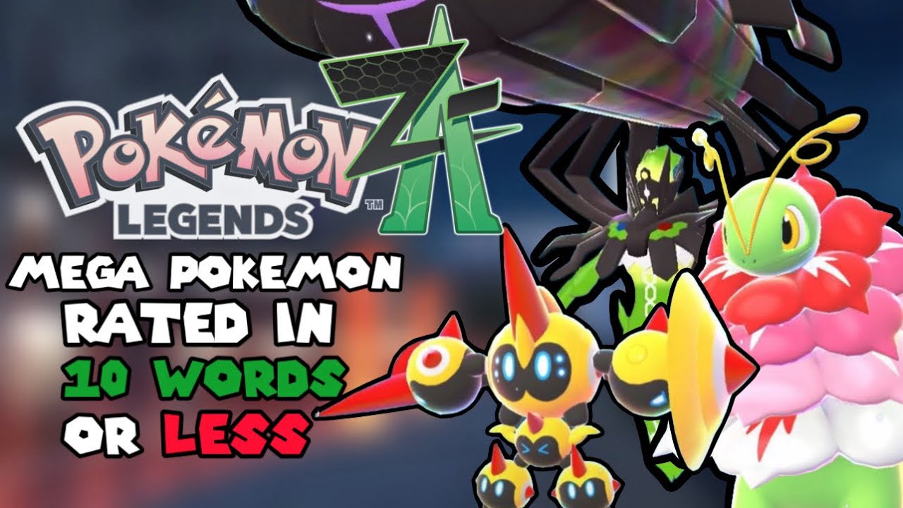 Pokemon Rated R Every Mega Pokemon in Legends Z-A Rated in 10 Words Or Less - YouTube