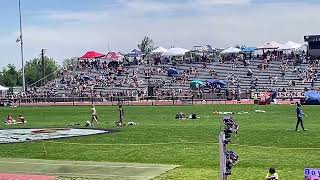 400m Final 49.63 (5/16/2026 - CHSAA State Championship) - Lane 7 (yellow diag. stripes) 6th in State
