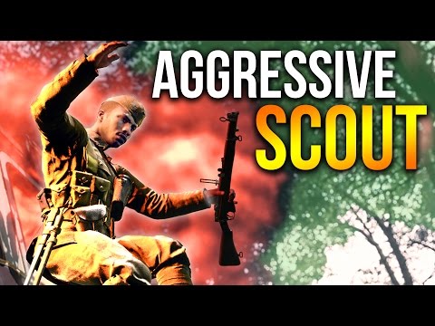 BATTLEFIELD 1 DIRTY CLOSE RANGE SNIPING | BF1 Scout Gameplay