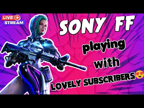 free fire live in telugu #cs rank push # sony ff gaming # - YouTube
