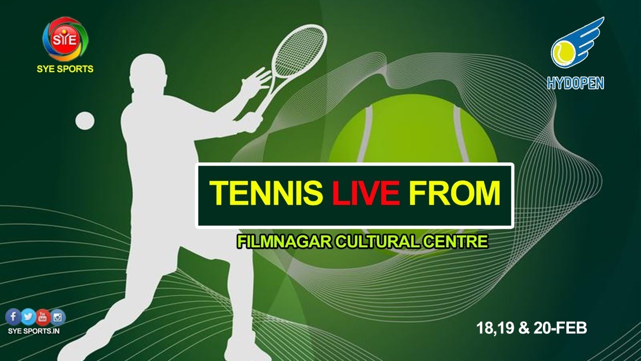 Hyderabad Open Tennis  Tournament LIVE from FNCC - FILM NAGAR CLUB