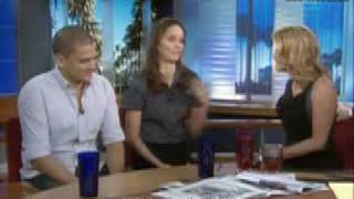 Los Angeles  Wentworth Miller and Sarah Wayne Callies