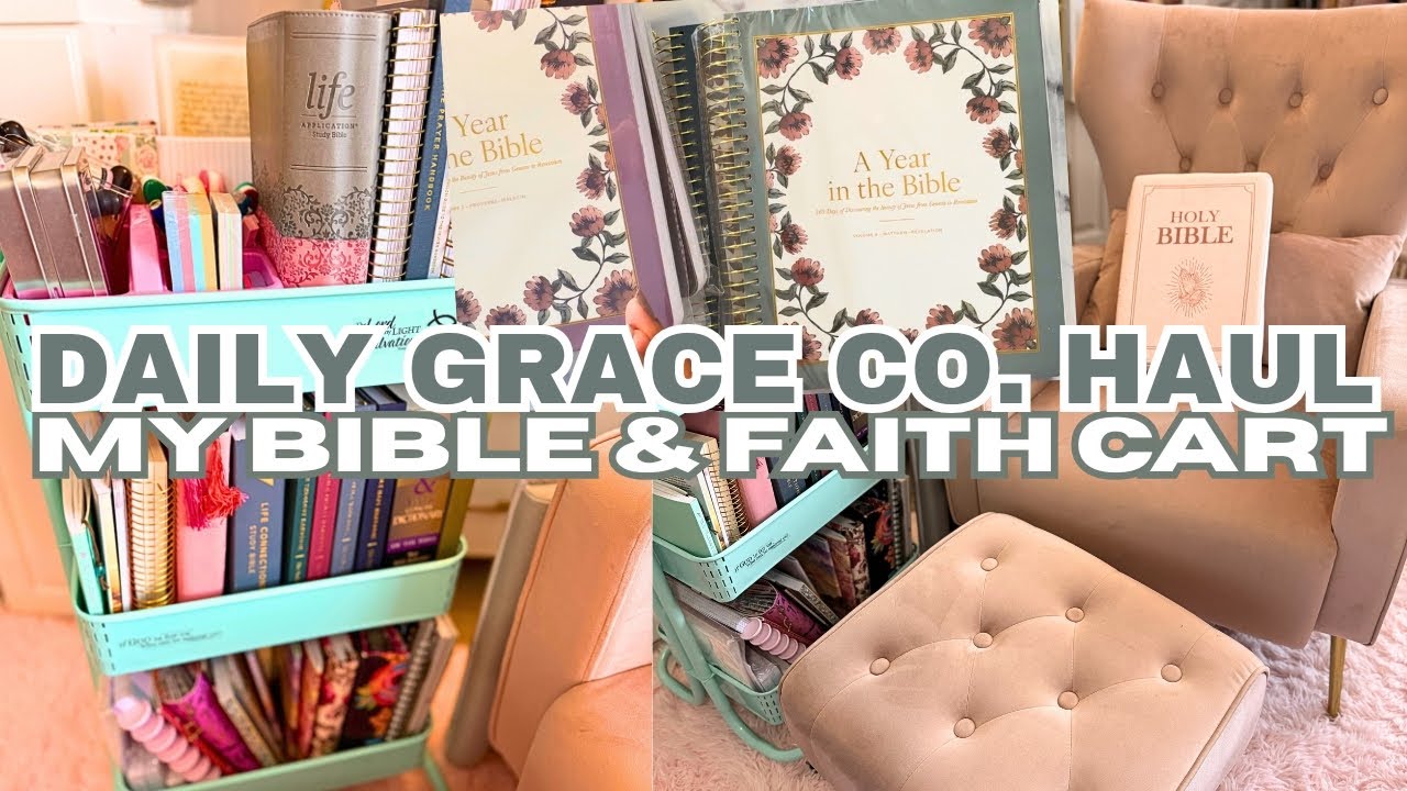 Ежедневный груз компании Grace и то, что в моей Библии ~ Тележка веры | Год изучения Библии и рук...