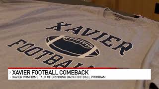 Xavier University considering bringing back football program