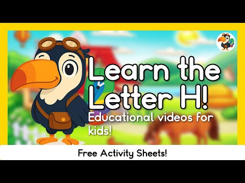 Learn The Letter H: Happy Holidays| Educational Videos For Kids With Tibo the Toucan