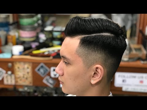 Kiểu Tóc Phổ Biến Undercut Công Sở 2019 Trên nền Tóc Dày và Cứng || Long BarberShop