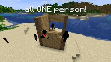 How to make scenes with multiple people from ONE person in Minecraft!