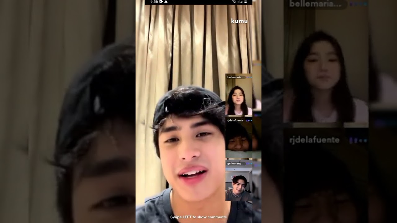 DONNY Kumu Live with BELLE, RJ & GELLO ❤ Part 1