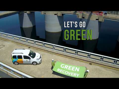 Green recovery from a hydroelectric power plant