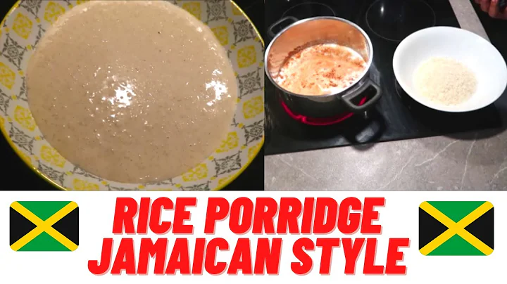 HOW TO MAKE THE EASIEST JAMAICAN RICE PORRIDGE || RICE PUDDING || STEP BY STEP
