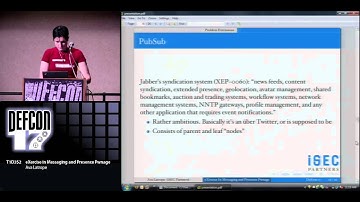 DEF CON 17 - Ava Latrope - eXercise in Messaging and Presence Pwnage