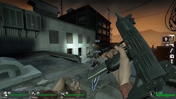 Left 4 Dead - Walkthrough 13 - Dead Air, The Greenhouse