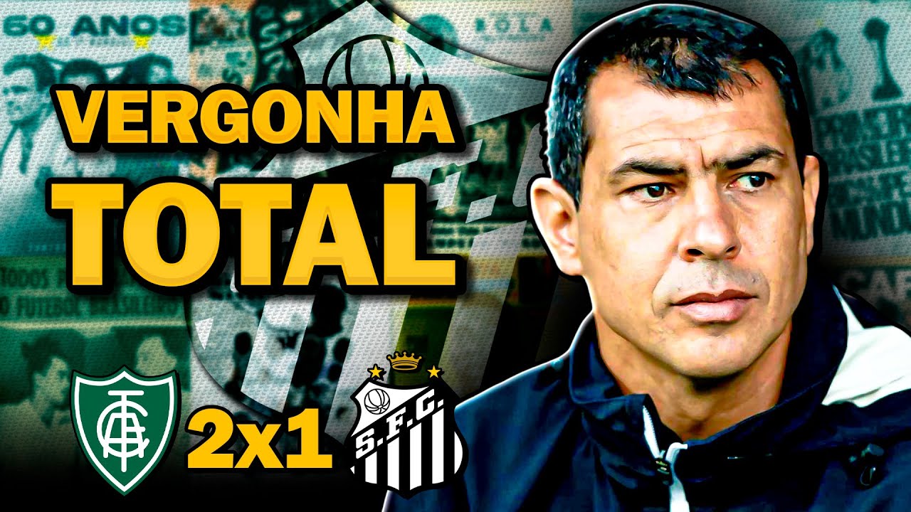 Postura LIXO de um TIME LIXO! América -MG LIXO 2x1 Santos - Pós jogo?