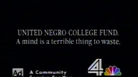 United Negro College Fund (1990s) TV Commercial