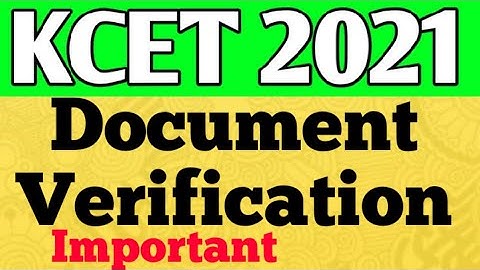 KCET VERIFICATION SLIP & SECRET KEYೇಗಿರುತ್ತದೆ ನೋಡಿ | TODAYS VERIFICATION OFDOCUMENTS UPDATE