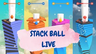 Stack Ball 3D Live! Part 16 #stackball #viral #live