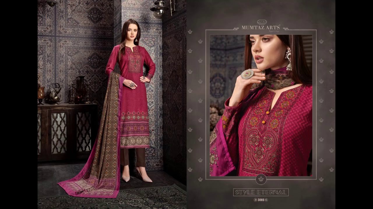 Cashmere Mumtaz Arts Karachi Suits Catalog Lowest Price Call +91-8758538270