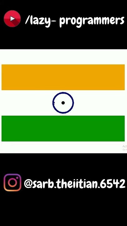 HOW TO MAKE INDIAN FLAG USING PYTHON TURTLE MODULE | PROUDLY INDAIN ...